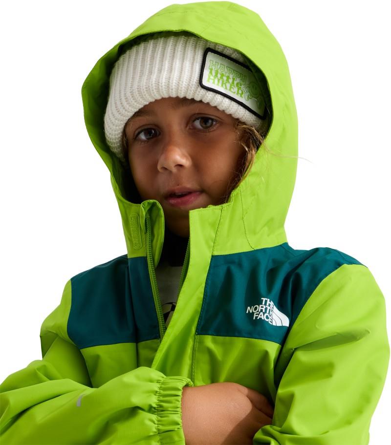 Antora Rain Jacket - Kids - sport moss / pacific teal 1