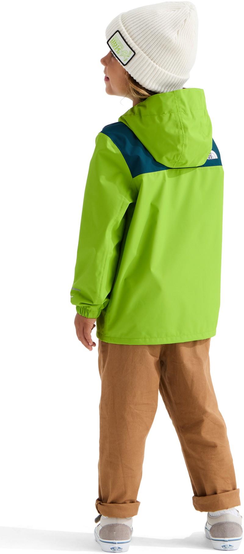 Antora Rain Jacket - Kids - sport moss / pacific teal 1