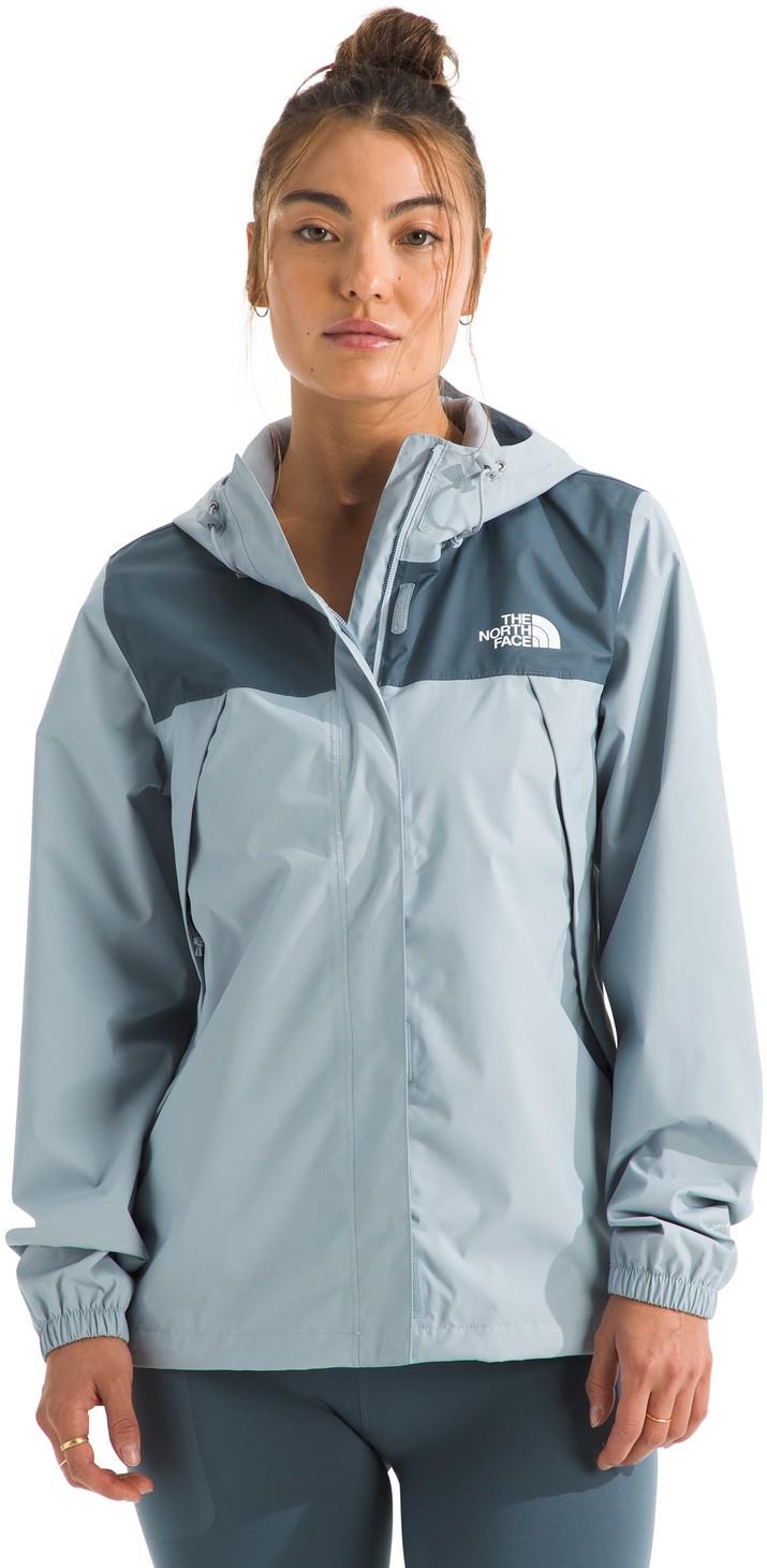 Antora Rain Jacket - Womens - frost grey / granite grey 1