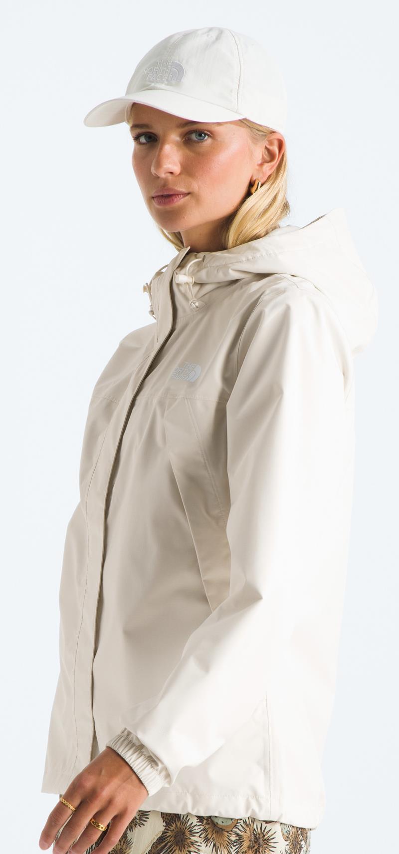 Antora Rain Jacket - Womens - white dune 1