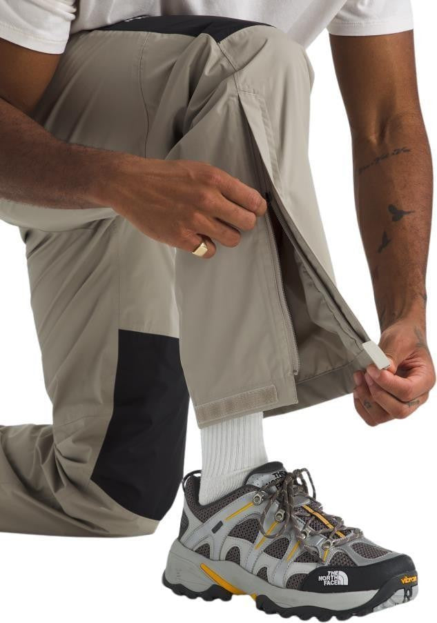 Antora Rain Pants, Reg - Mens - clay grey / tnf black 1
