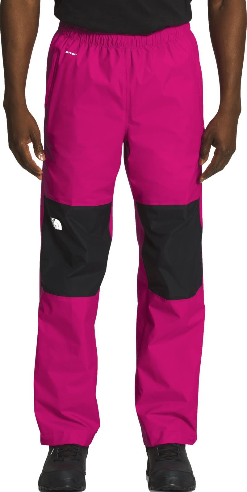 Antora Rain Pants, Reg - Mens - fuchsia pink / tnf black 1