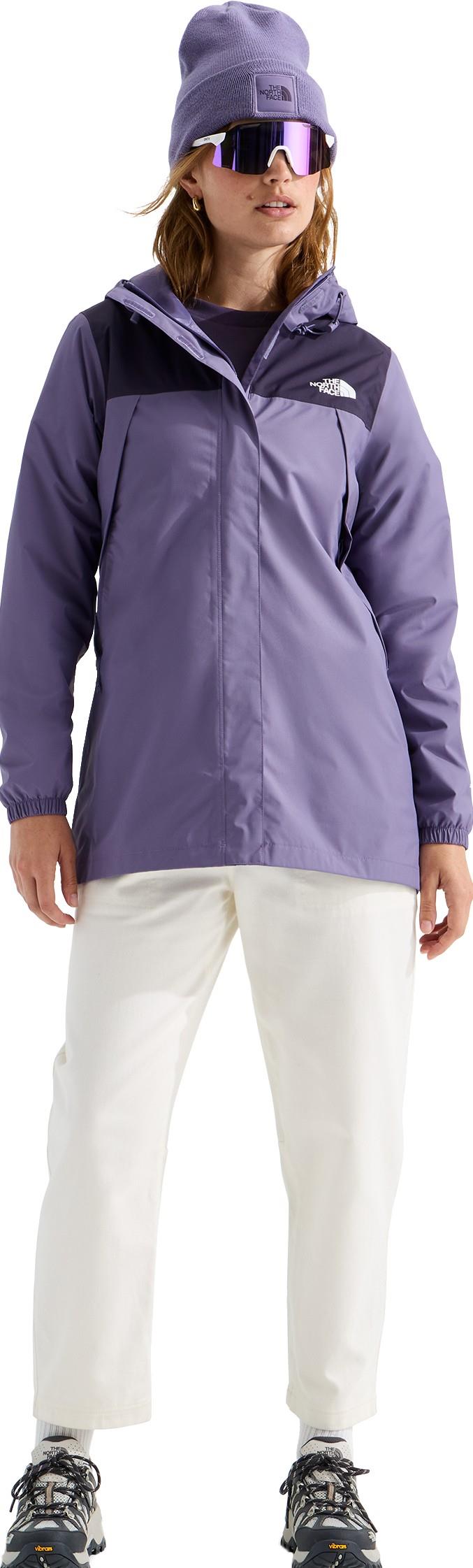 Antora Rain Parka - Womens - grounded plum / endless dusk 1