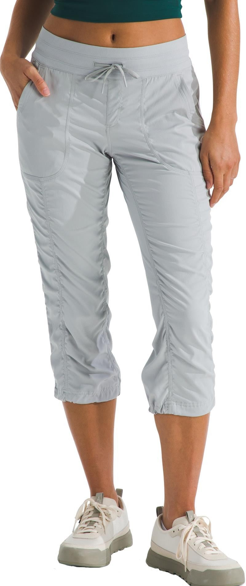 Aphrodite 2.0 Capris - Womens - high rise grey 1