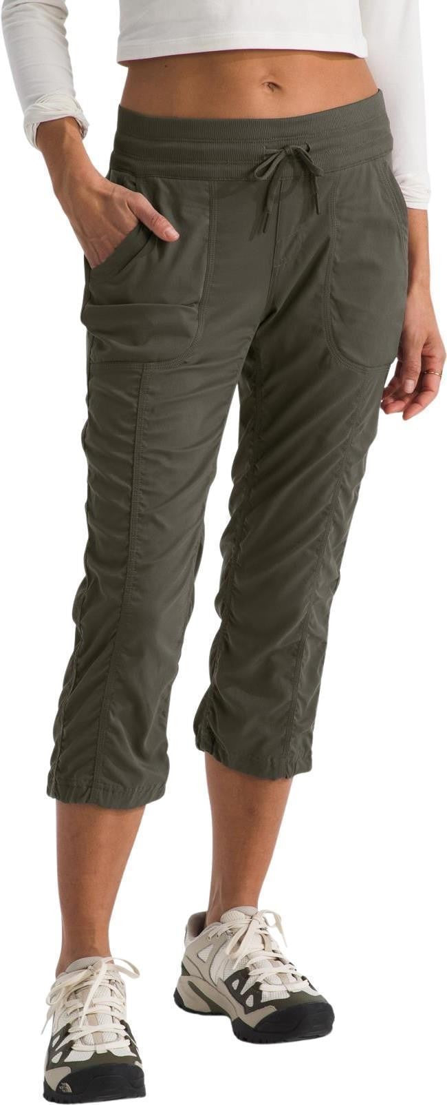 Aphrodite 2.0 Capris - Womens - new taupe green 1