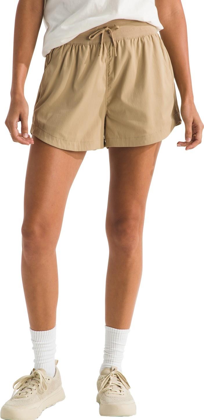 Aphrodite Arise Shorts, 3" Inseam - Womens - khaki stone 1