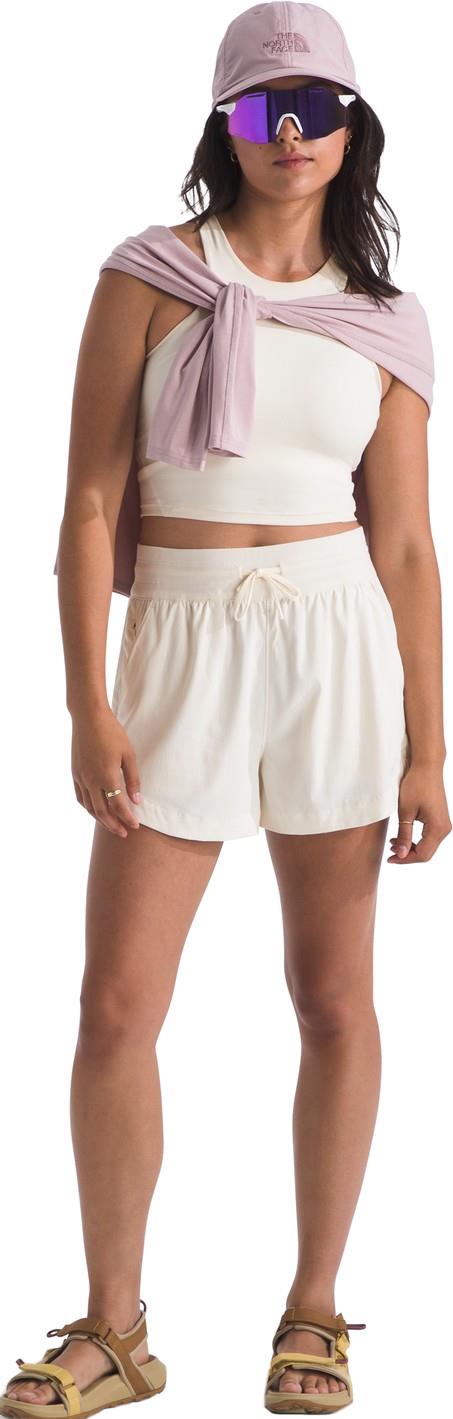 Aphrodite Arise Shorts, 3" Inseam - Womens - white dune 1