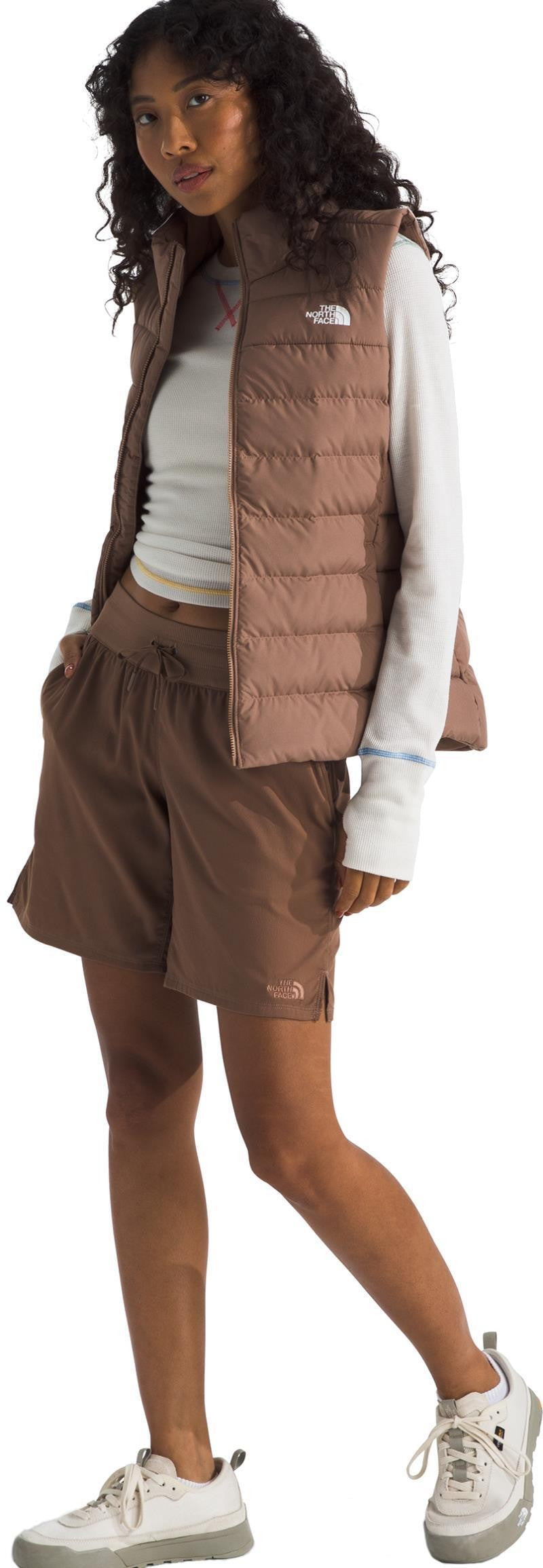 Aphrodite Motion Bermuda Shorts, Long - Womens - latte 1