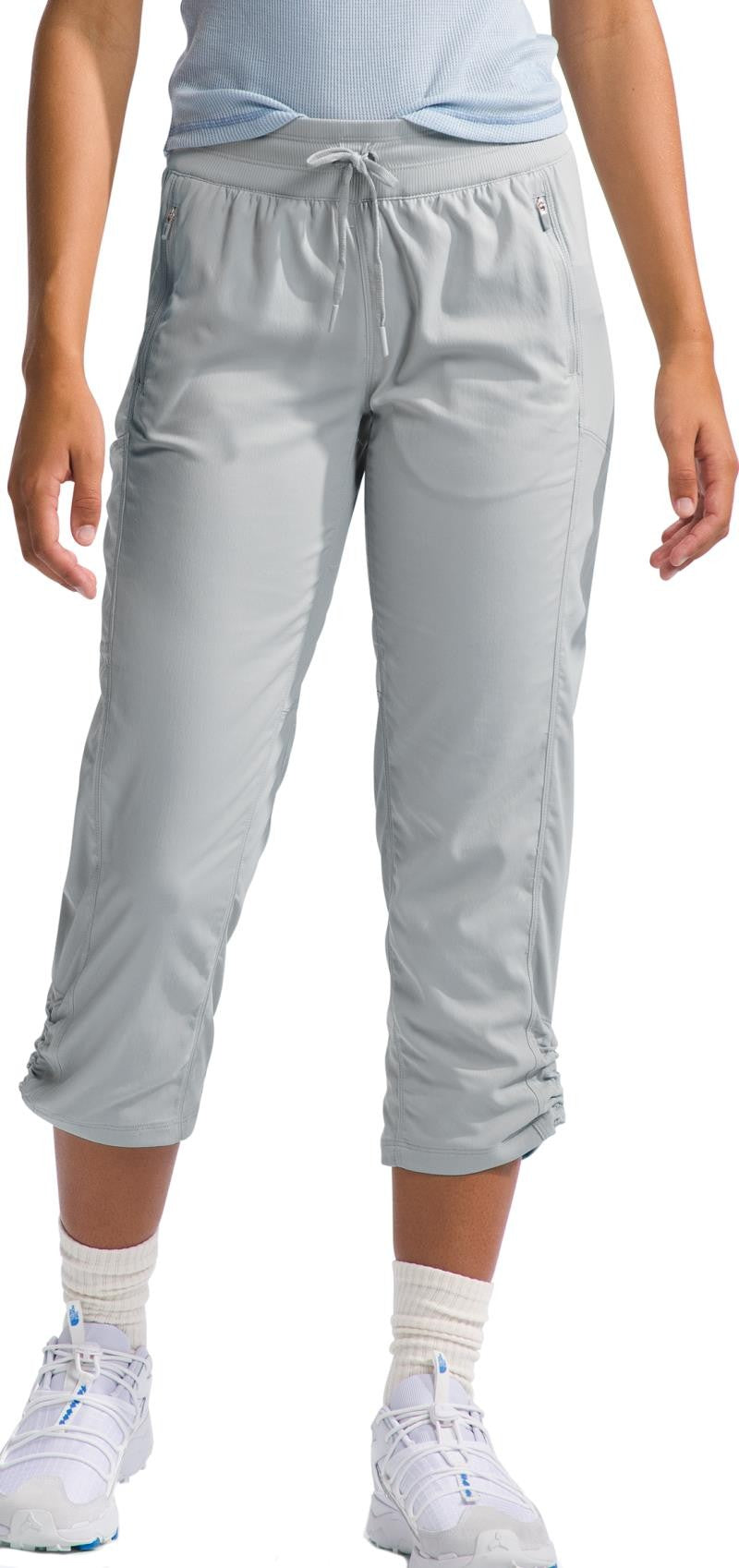 Aphrodite Motion Capris - Womens - high rise grey 1