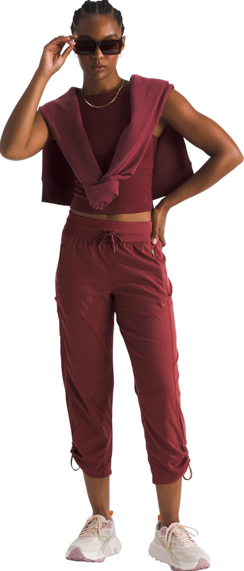 Aphrodite Motion Capris - Womens - sumac 1