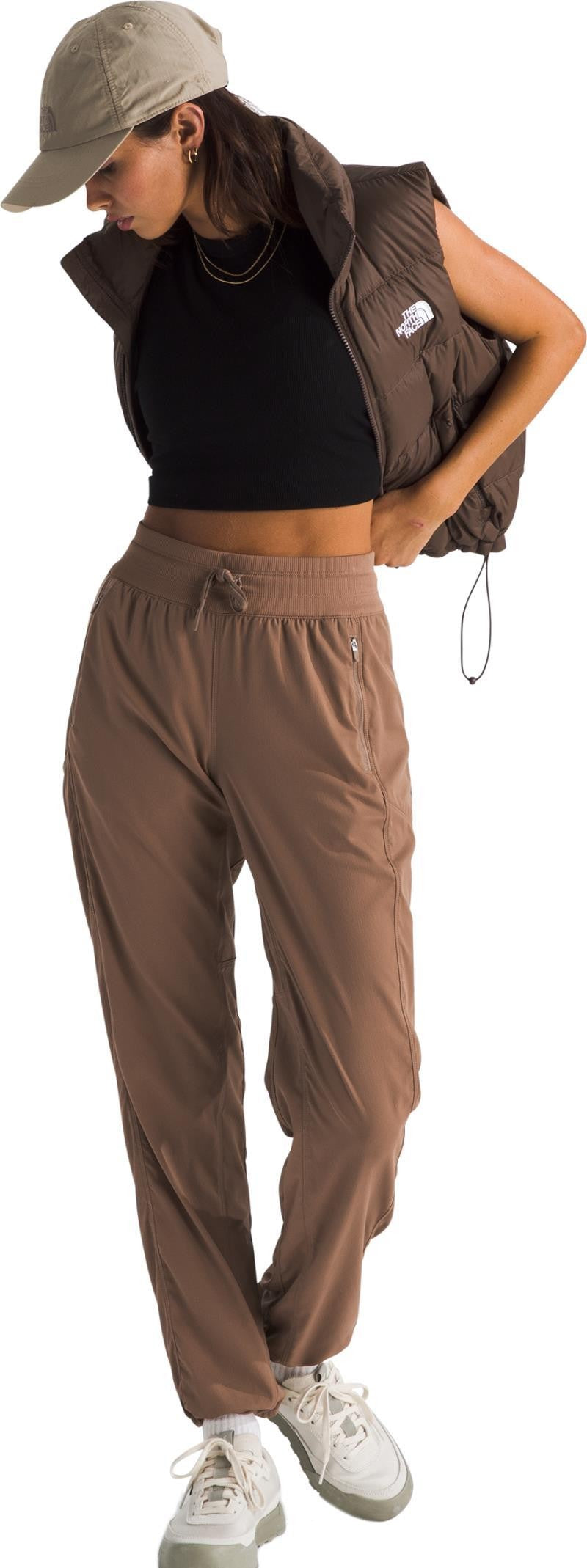 Aphrodite Motion Pants, Long - Womens - latte 1