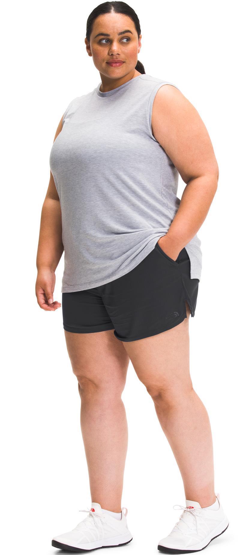 Aphrodite Motion Shorts, Plus, Reg - Womens - asphalt grey 1