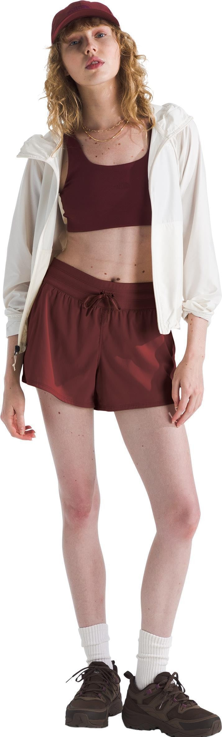 Aphrodite Shorts, Long - Womens - sumac 1