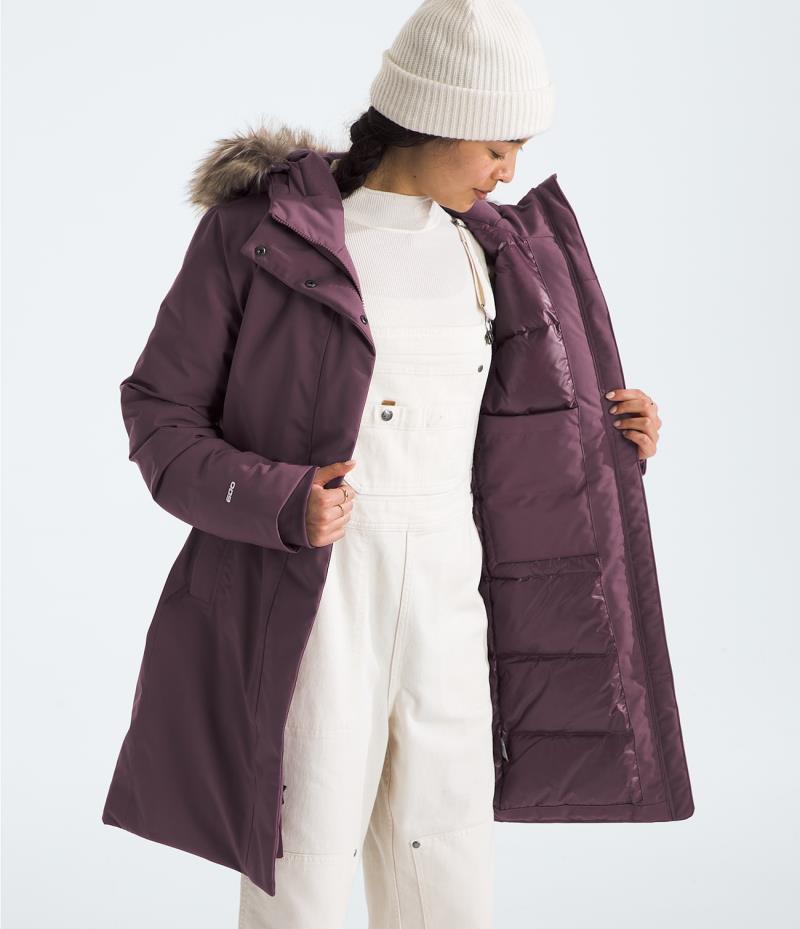 Arctic Parka - Womens - midnight mauve 1