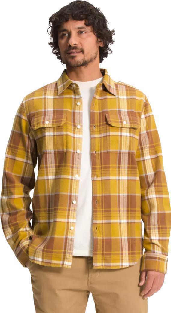 Arroyo Flannel Shirt - Mens - Arrowwood Yellow Large Half Dome Plaid 1