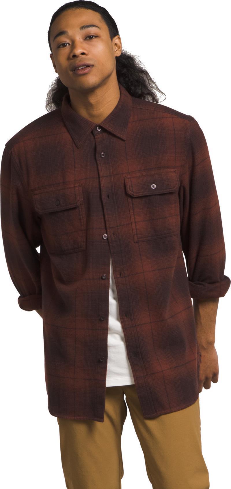 Arroyo Flannel Shirt - Mens - Coal Brown Medium Half Dome Shadow Plaid 1