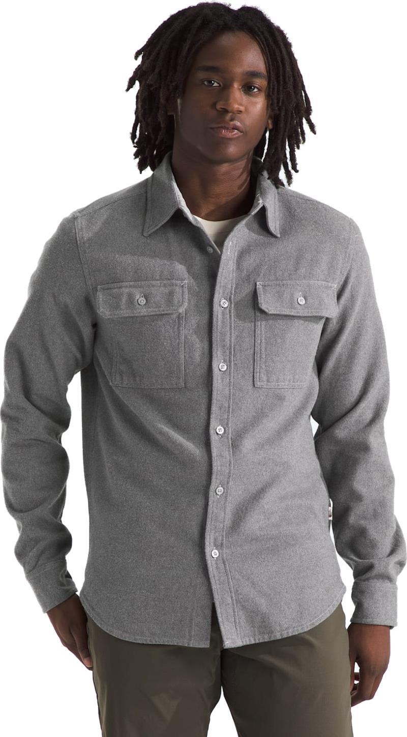 Arroyo Flannel Shirt - Mens - tnf medium grey heather 1