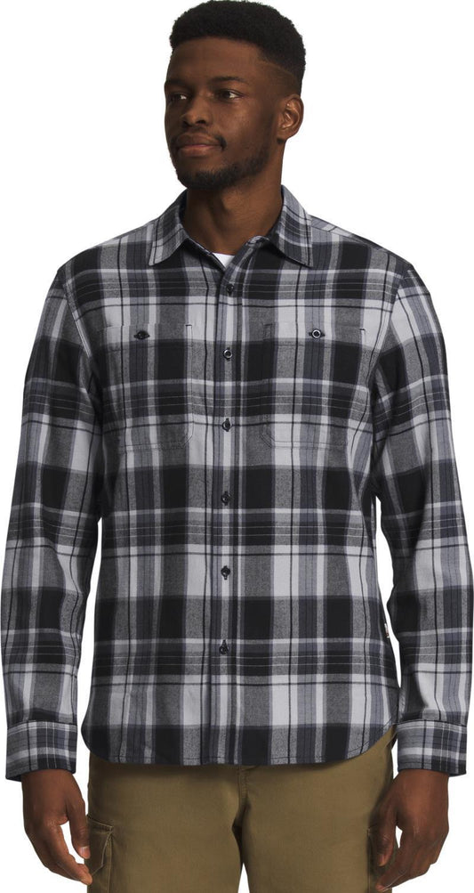 Arroyo Lightweight Flannel - Mens - Meld Grey Large Half Dome Plaid 2 1