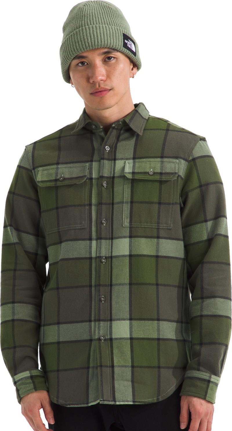 Arroyo Plaid Flannel Shirt - Mens - new taupe green macro small plaid 1