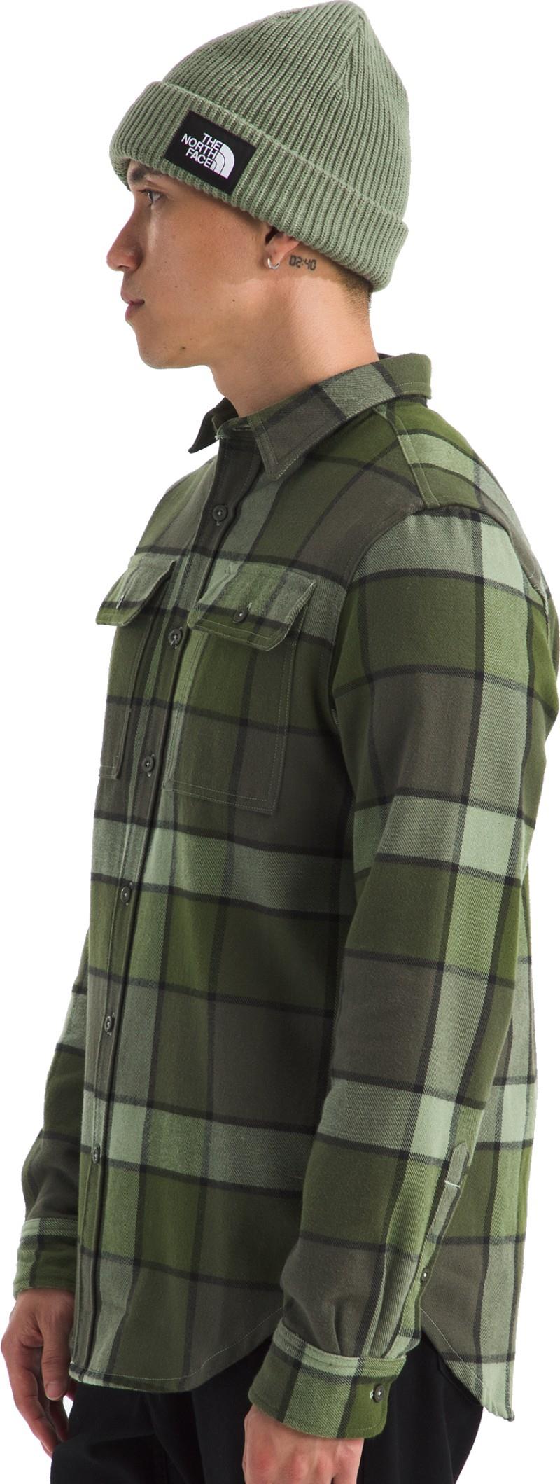 Arroyo Plaid Flannel Shirt - Mens - new taupe green macro small plaid 1