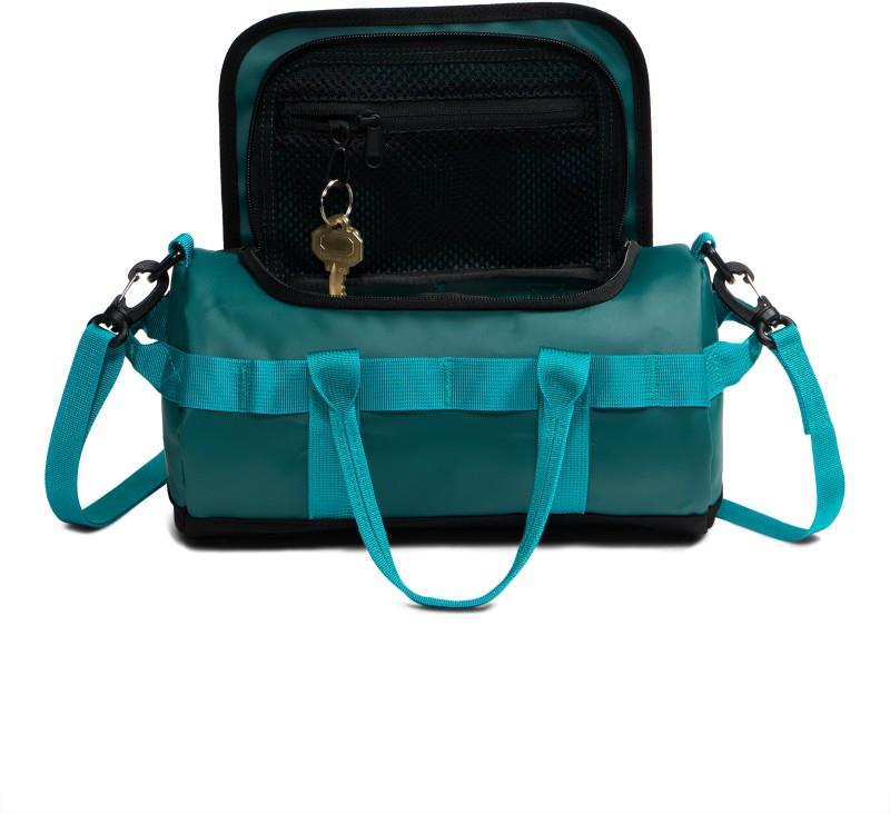 Base Camp Duffel Shoulder Bag - Womens - pacific teal / restorative teal / tnf black 1