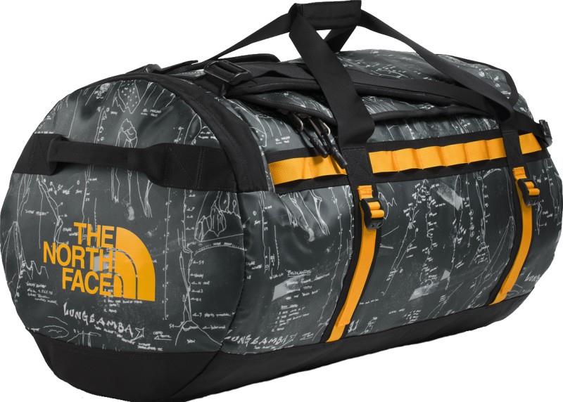 Base Camp Duffel - L - anthracite grey conrad topo print / summit gold 1