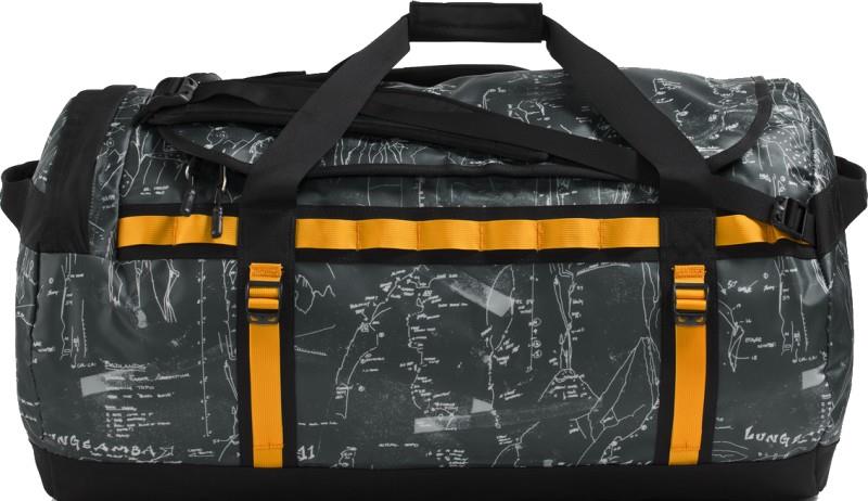 Base Camp Duffel - L - anthracite grey conrad topo print / summit gold 1