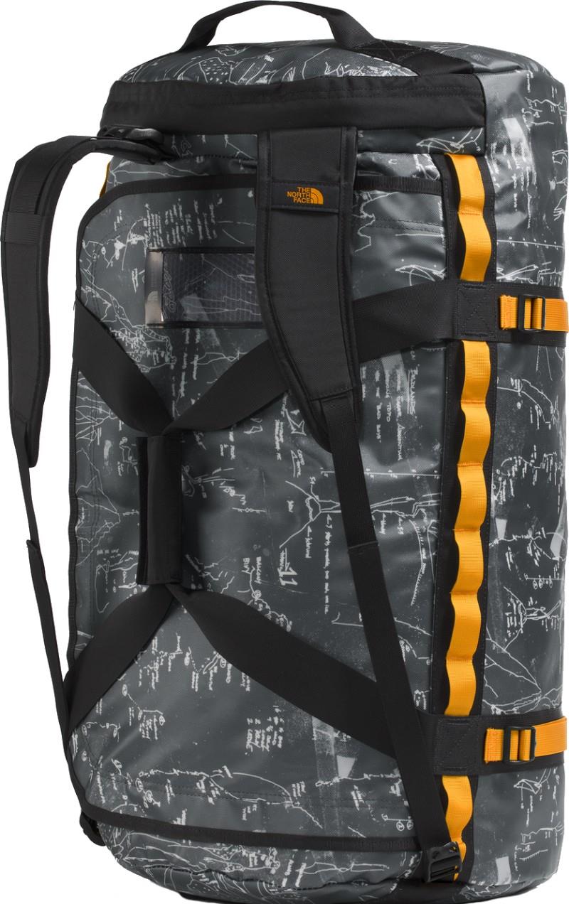 Base Camp Duffel - L - anthracite grey conrad topo print / summit gold 1
