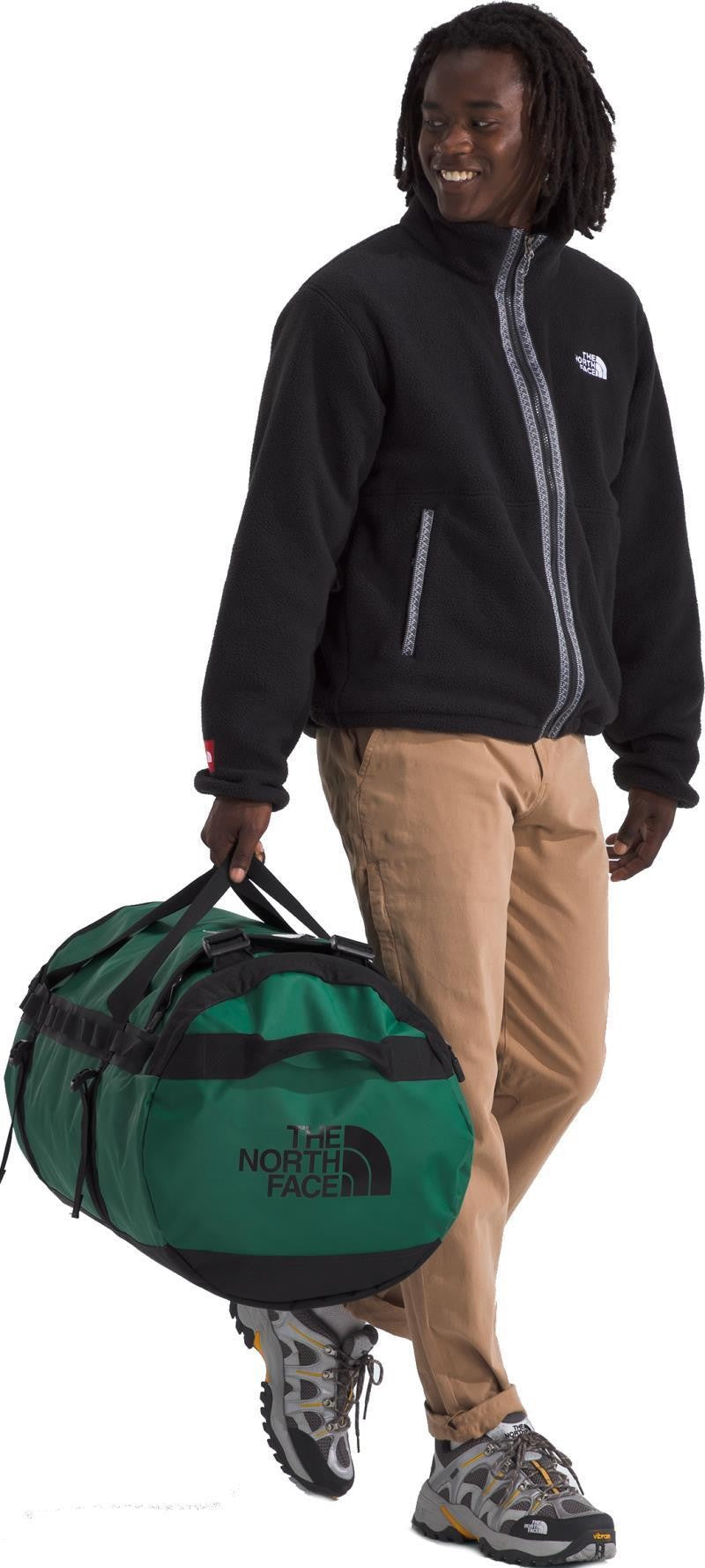 Base Camp Duffel - L - evergreen / tnf black 1