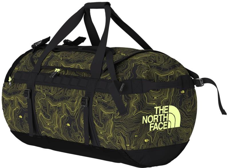 Base Camp Duffel - L - tnf black glowing topo print 1