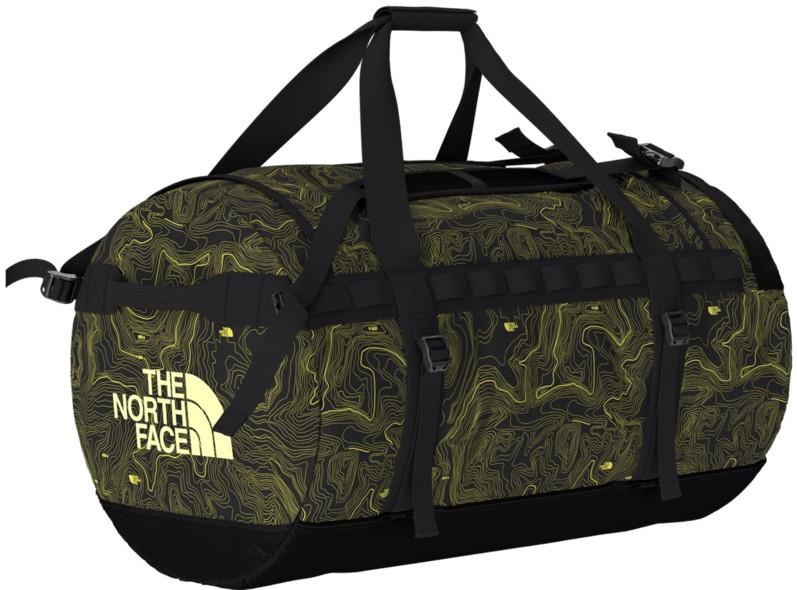 Base Camp Duffel - L - tnf black glowing topo print 1