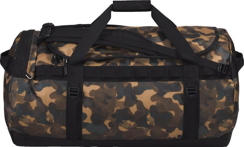 Base Camp Duffel - L - utility brown camo texture small print / tnf black 1