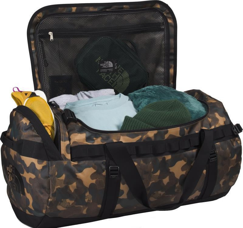 Base Camp Duffel - L - utility brown camo texture small print / tnf black 1