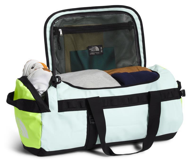 Base Camp Duffel - M - Skylight Blue / LED Yellow / TNF Black 2