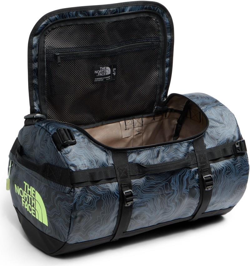 Base Camp Duffel - S - tnf black glowing topo print 1