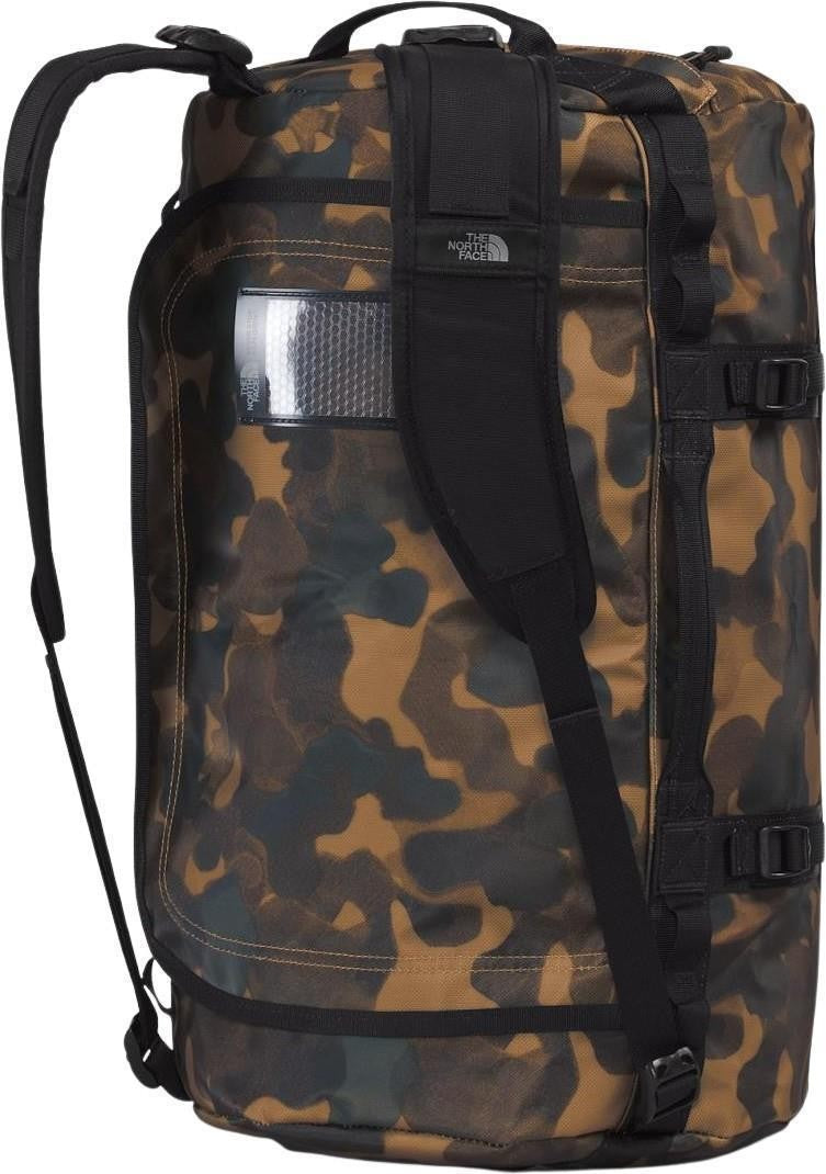 Base Camp Duffel - S - utility brown camo texture small print / tnf black 1