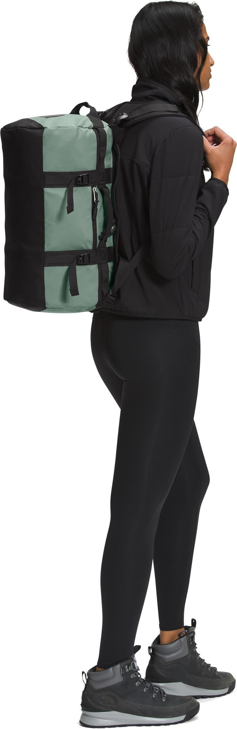 Base Camp Duffel - XS - laurel wreath green / tnf black 1