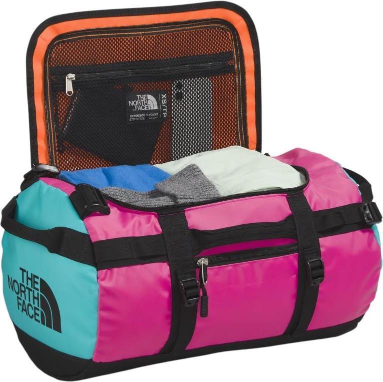 Base Camp Duffel - XS - mr. pink / apres blue / power orange 1