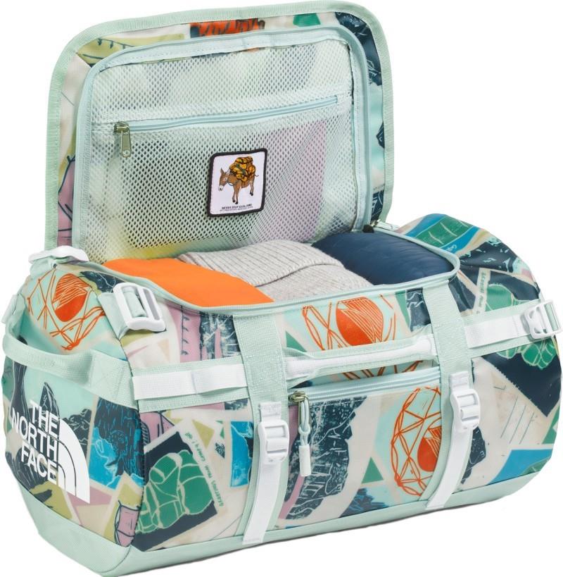 Base Camp Duffel - XS - opal frost tnf postcards print / opal frost / pear 1