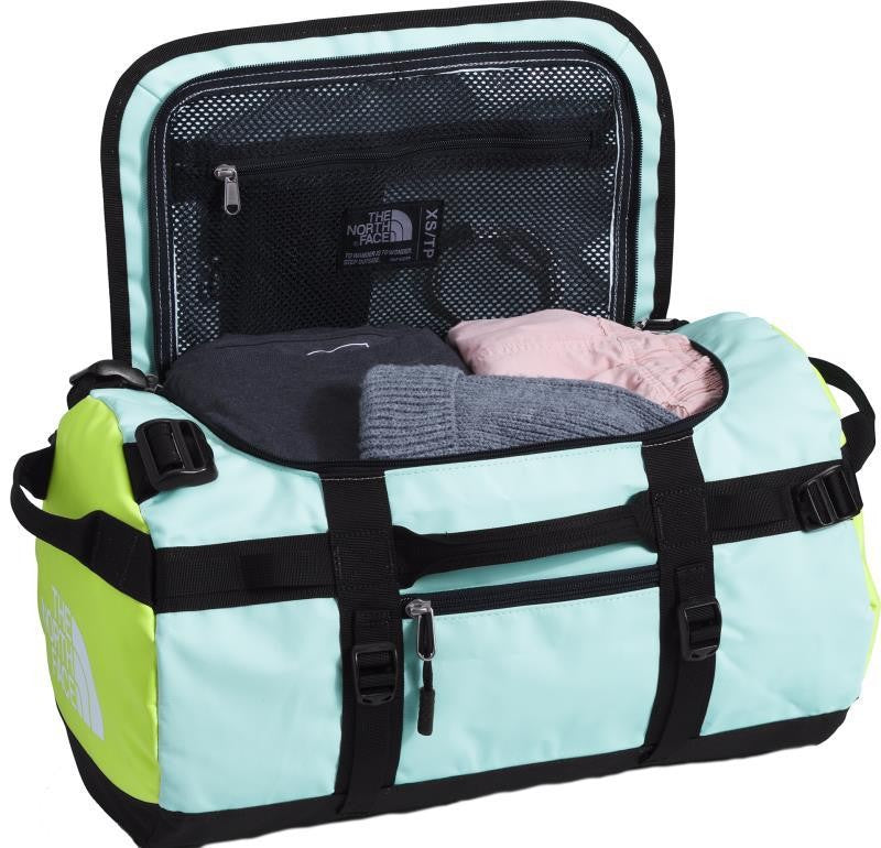 Base Camp Duffel - XS - skylight blue / led yellow / tnf black 1