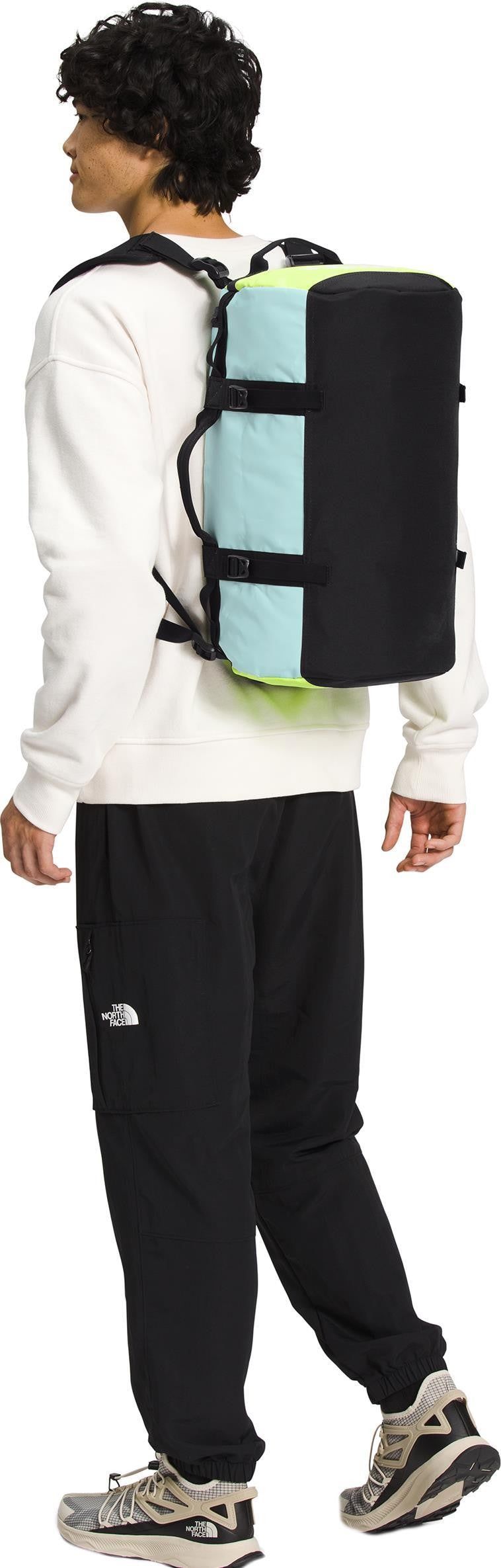 Base Camp Duffel - XS - skylight blue / led yellow / tnf black 1