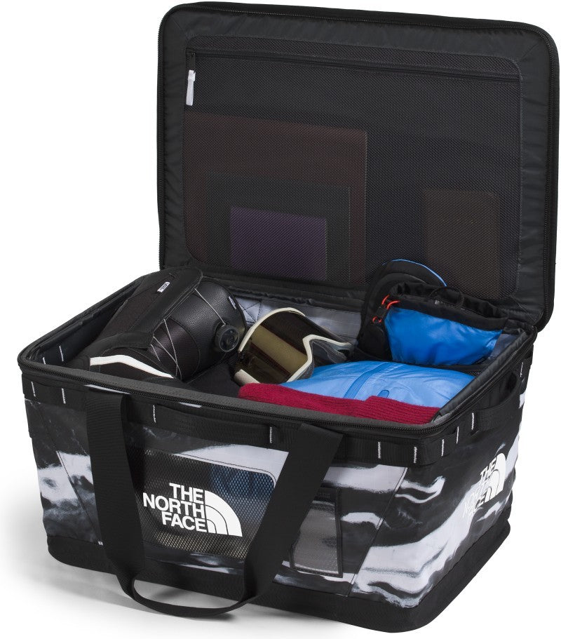 Base Camp Gear Box - M - tnf black edge of light print / tnf black 1