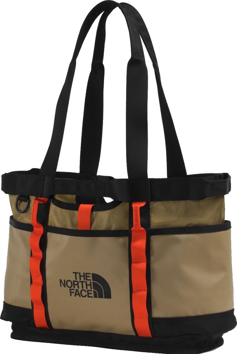 Base Camp Utility Tote - Womens - cedar / tnf black / lava red 1