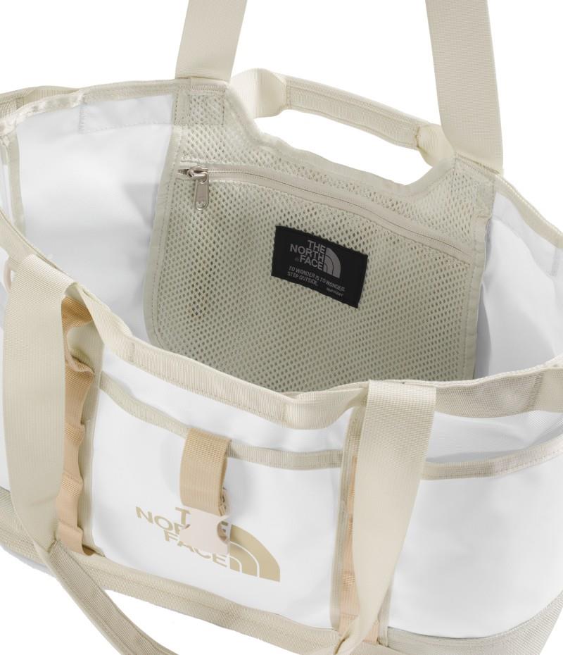 Base Camp Utility Tote - Womens - white ash / calacatta / pale khaki 1