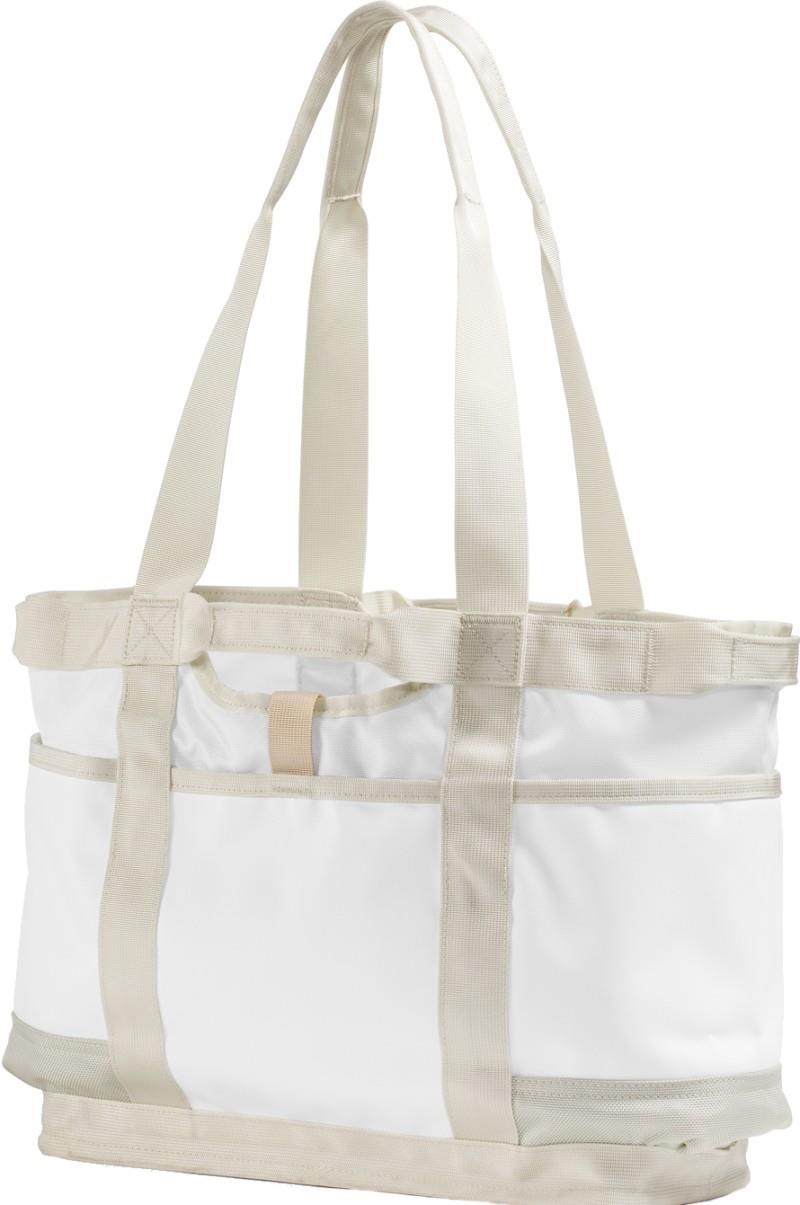 Base Camp Utility Tote - Womens - white ash / calacatta / pale khaki 1