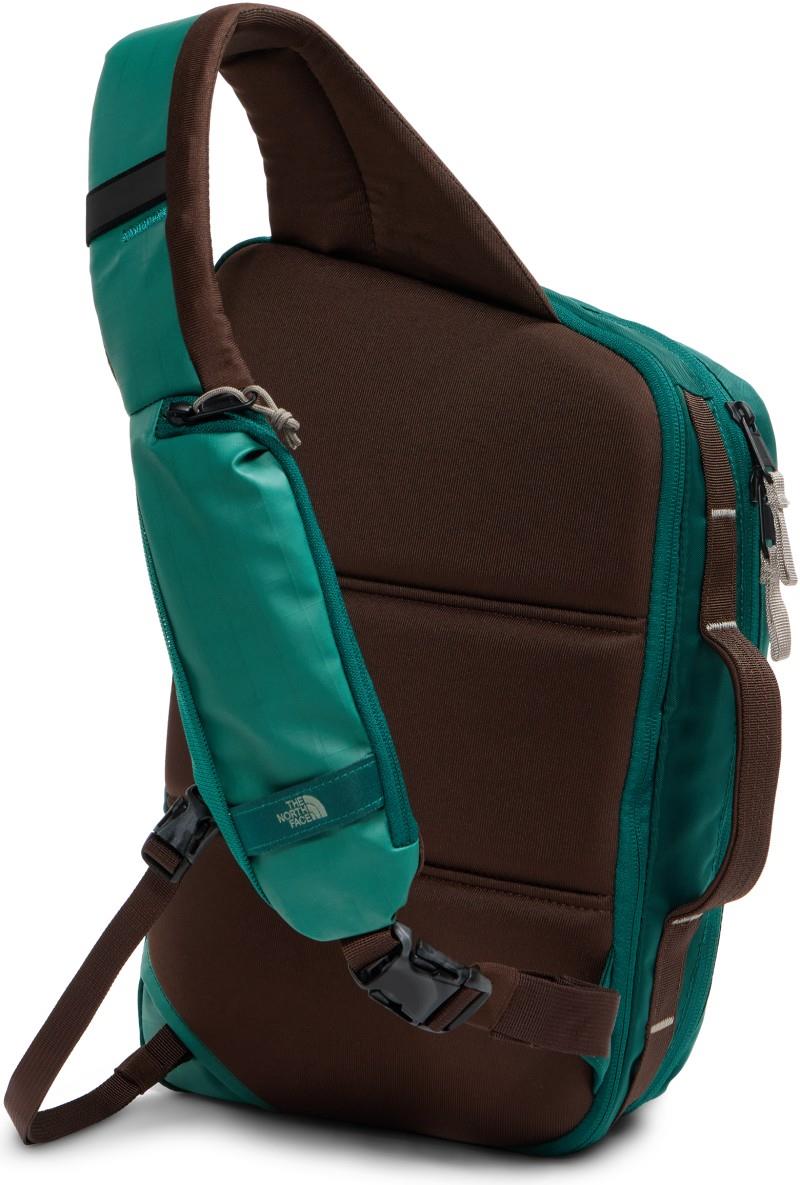 Base Camp Voyager Sling - pacific teal / dark chestnut / stone slab 1