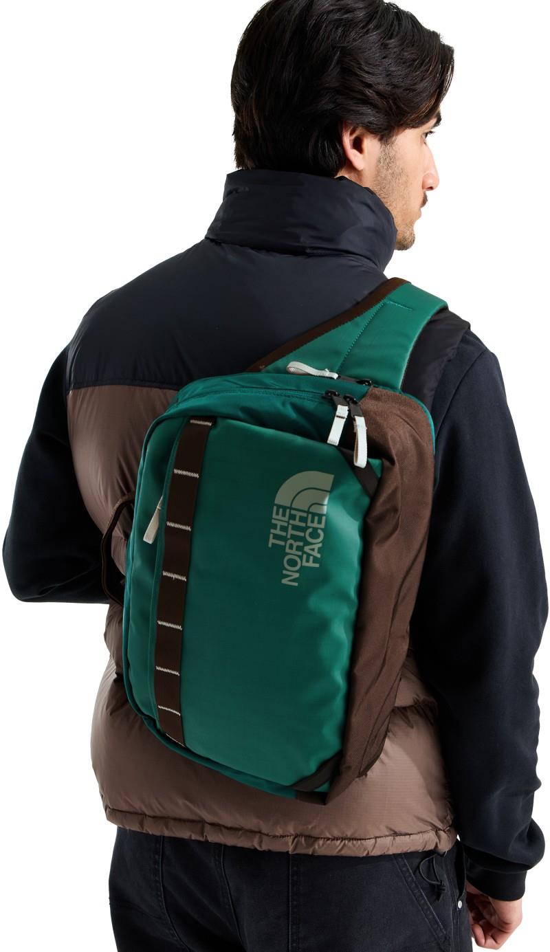 Base Camp Voyager Sling - pacific teal / dark chestnut / stone slab 1