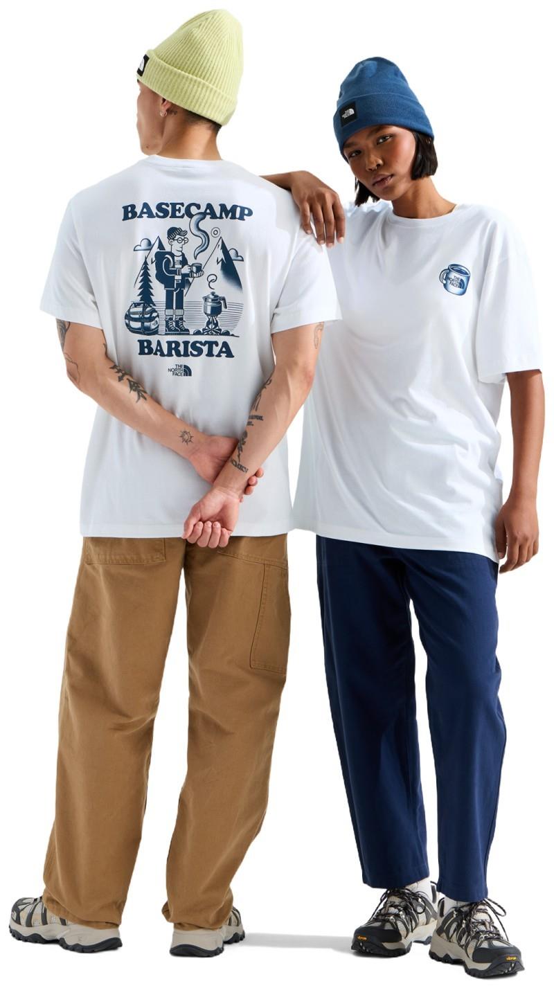 Basecamp Barista Graphic SS Tee - Unisex - tnf white / summit navy 1