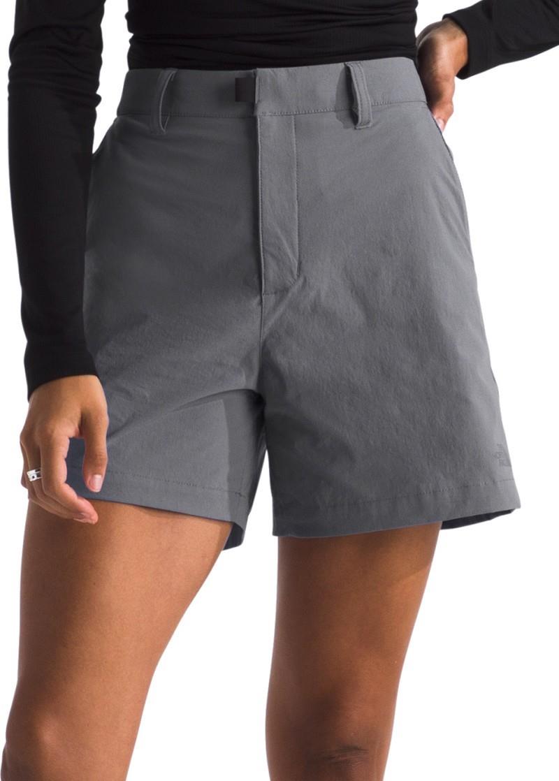 Basin Shorts, 5" Inseam - Womens - smoked pearl 1