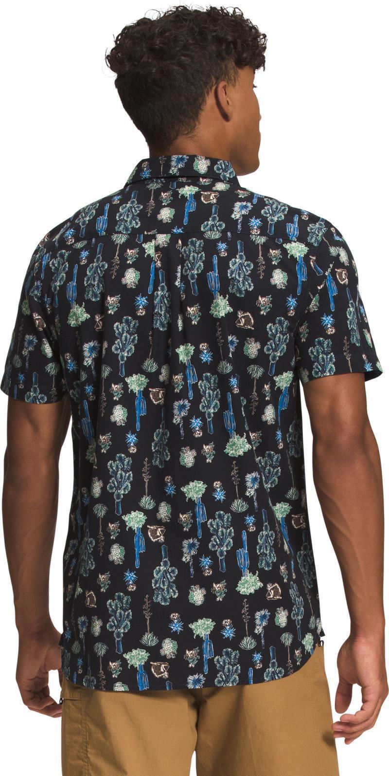 Baytrail Pattern SS Shirt - Mens - Super Sonic Blue Cactus Study Print 2